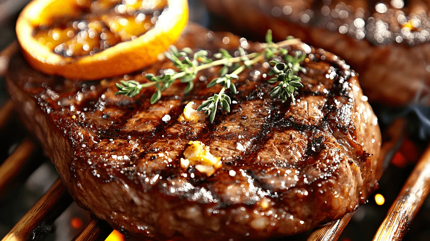 🎄 Ribeye steak με πορτοκάλι και θυμάρι: Η πιο γιορτινή BBQ συνταγή του μήνα