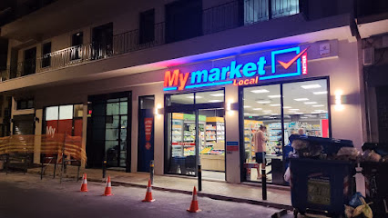 mymarket petralwna outside view of supermarket